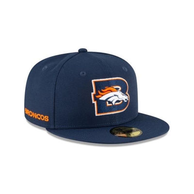 Sapca New Era Denver Broncos NFL Logo Mix 59FIFTY Fitted - Portocalii